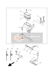 1PHF172K0000, Brkt, Yamaha, 1